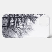 Besneeuwde Bomen: Verticaal Case-Mate iPhone Case (Achterkant (horizontaal))