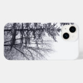 Besneeuwde Bomen: Verticaal Case-Mate iPhone Case (Achterkant (horizontaal))