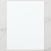 Besneeuwde bomen winter Kerststationery papier (Achterkant)