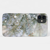 Besneeuwde Dennen Winter Case-Mate iPhone Case (Achterkant (horizontaal))