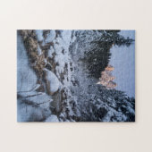 Besneeuwde Geisler Bergketen Legpuzzel (Horizontaal)