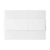 Besneeuwde Groenheid Uitnodigingen Wikkel (Achterkant Voorbeeld)