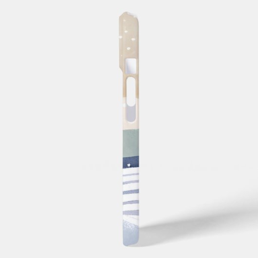 besneeuwde heuvel | Waterverf Winter Case-Mate iPhone Case (Achterkant / Links)
