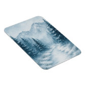 Besneeuwde Kerst Magnetisch Bos Magneet (Rechterzijde)