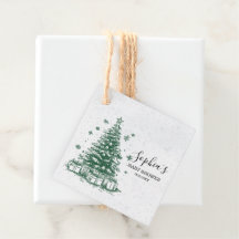 Besneeuwde Kerstboom Baby Shower