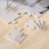 Besneeuwde Kerstboom Winter Sneeuw Legpuzzel (Zijkant)