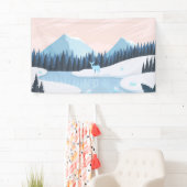 besneeuwde natuur spandoek (Insitu)