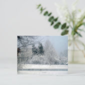 Besneeuwde Ochtend - Ansichtkaart Briefkaart (Staand voorkant)