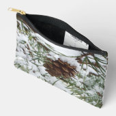 Besneeuwde pijnappel I Winter Natuurfotografie Etui (Open)