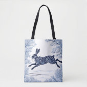 besneeuwde sereniteit tote bag (Voorkant)