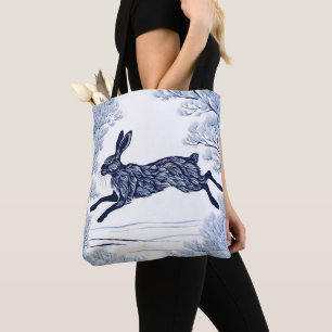 besneeuwde sereniteit tote bag