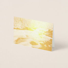 Besneeuwde Stroom in The Smokies Folie Kaarten