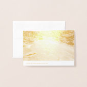 Besneeuwde Stroom in The Smokies Folie Kaarten (Met envelop)