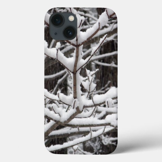 Besneeuwde takken Case-Mate iPhone case (Achterkant)