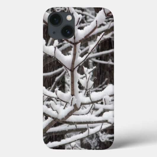 Besneeuwde takken Case-Mate iPhone case (Achterkant)