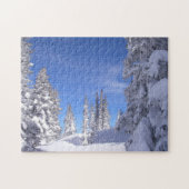 besneeuwde top van de Rocky Mountains Legpuzzel (Horizontaal)