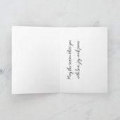 besneeuwde watervallen feestdagen kaart (Binnen)