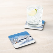 Besneeuwde Winter Bier Onderzetter (Rechterzijde)
