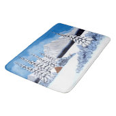 Besneeuwde Winter Heldere Badmat (Gekanteld)
