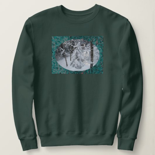 Besneeuwde Winter in MN Sweatshirt (Design voorkant)