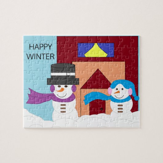 Besneeuwde Winter: Legpuzzel (Horizontaal)