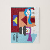 Besneeuwde Winter: Legpuzzel (Verticaal)
