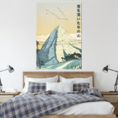 Besneeuwde Winterberg Canvas Afdruk (Insitu (Slaapkamer))