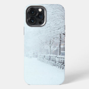 Besneeuwde Winterpad iPhone 13 Pro Max Hoesje