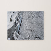 Besneeuwde witte kreek Scenic, Oregon Legpuzzel (Horizontaal)