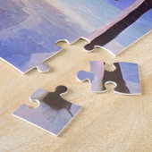 BESNEUWDE HUT KUNST KERST LEGPUZZEL (Zijkant)