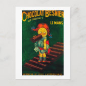 Besnier Chocolate Promotion Poster Briefkaart (Voorkant)
