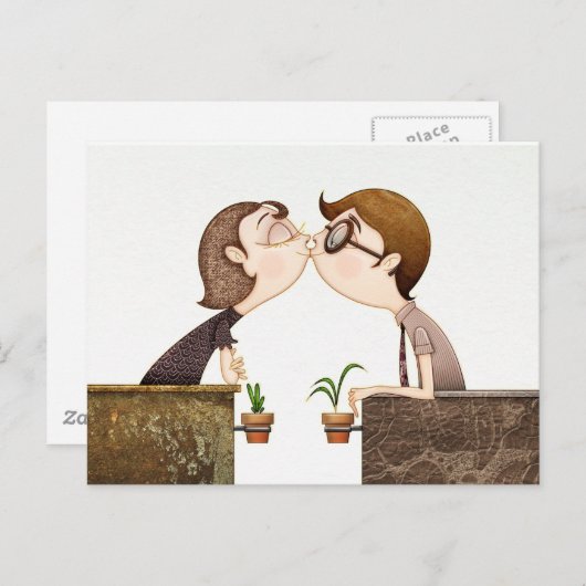 Beso Briefkaart (Voorkant / Achterkant)