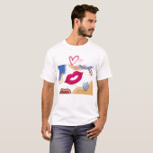 Beso de colores t-shirt (Voorkant volledig)