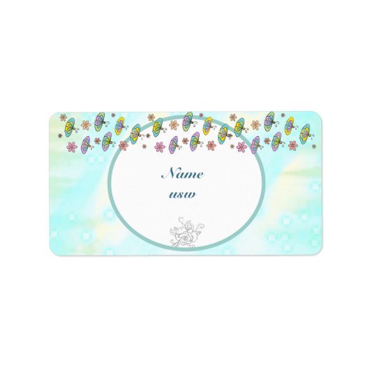 Besondere bezoekenkarte etiket (Voorkant)