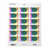 Besonderer adressaufkleber etiket (Full Sheet)