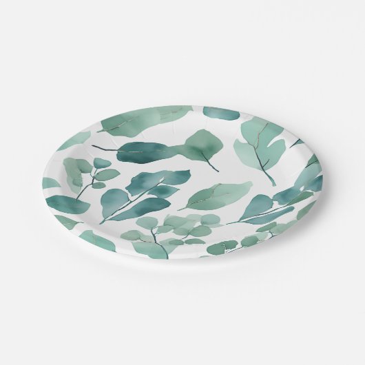 Besonderes design papieren bordje (Gekanteld)