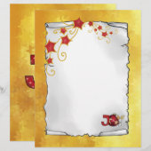 Besonderet Weihnachts Briefbogen Briefhoofd (Voorkant / Achterkant)