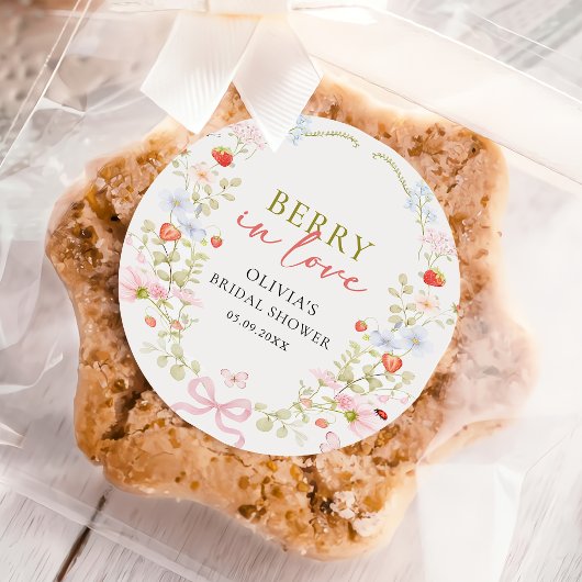 Besotted met Aardbei Aardbei Bruidsfeest Sticker