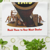 Bespaar afvalvetten ~ Voor buskruit Theedoek (Gevouwen)