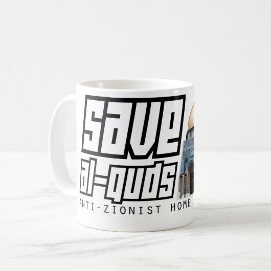 BESPAAR AL-QUDS KOFFIEMOK (Voorkant links)