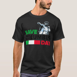 Bespaar Columbus Day Italiaans Pride Premium T-shirt