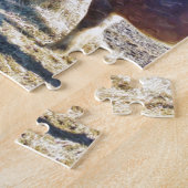 Bespaar conceptpaarden die hooi eten legpuzzel (Zijkant)