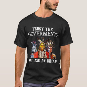 Bespaar dat je de regering kunt vertrouwen, vraag t-shirt