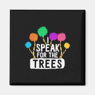 Bespaar de aarde voor de bomen Inspirerend H Magneet