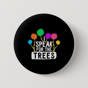 Bespaar de aarde voor de bomen Inspirerend H Ronde Button 5,7 Cm