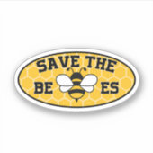 BESPAAR DE BEES-Sticker Sticker (Voorkant)