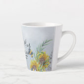 Bespaar de bijen en bespaar de wereld op maat latte mok (Rechts)