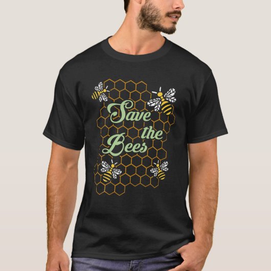 BESPAAR DE BIJENHULP BEEKEEPER T-SHIRT (Voorkant)