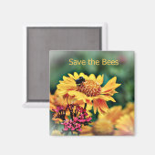 BESPAAR DE BIJENMAGNEET MAGNEET (Voorkant / Achterkant)