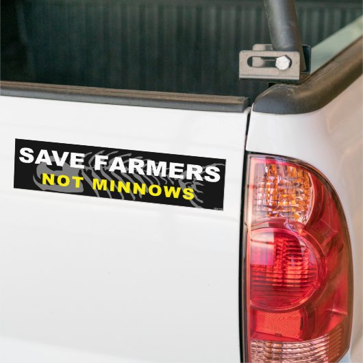 Bespaar de boeren bumpersticker (Op Truck)